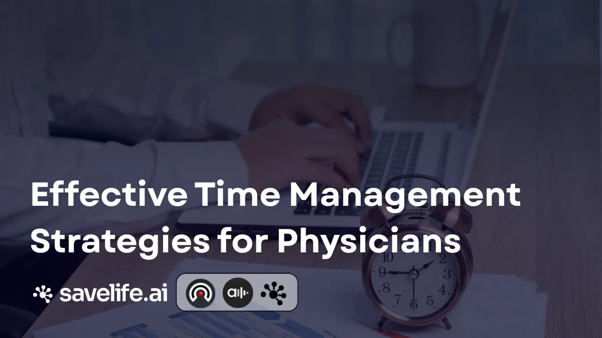 Effective Time Management Strategies for Physicians